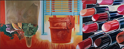 James Rosenquist Casa de Fuego reproduccione de cuadro