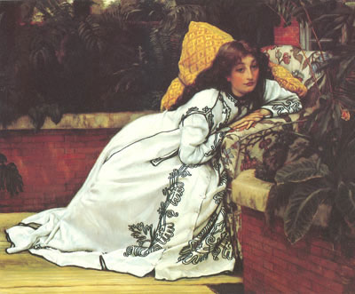 James Tissot El Convaleciente reproduccione de cuadro