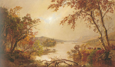 Jasper Francis Cropsey Lago Greenwood reproduccione de cuadro