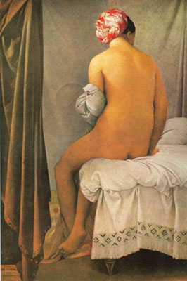 Jean-Dominique Ingres Bañista de Valpincón reproduccione de cuadro