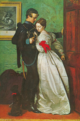 John Everett Millais El Black Brunswicker reproduccione de cuadro