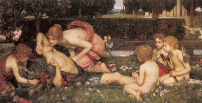 John William Waterhouse  reproduccione de cuadro