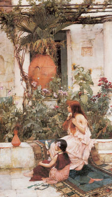 John William Waterhouse  reproduccione de cuadro