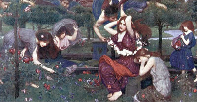 John William Waterhouse Flora y los Zephyrs reproduccione de cuadro