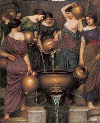 John William Waterhouse  reproduccione de cuadro