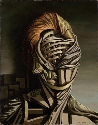 Kay Sage Retrato pequeño reproduccione de cuadro