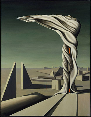 Kay Sage Vi tres ciudades reproduccione de cuadro