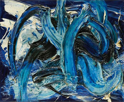 Kazuo Shiraga Sui Getsu Renko. reproduccione de cuadro