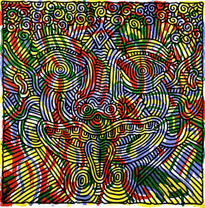 Keith Haring  reproduccione de cuadro