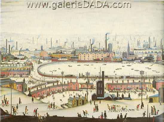 L.S. Lowry  reproduccione de cuadro