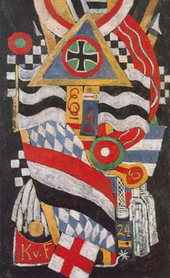 Marsden Hartley Retrato de un oficial alemán reproduccione de cuadro