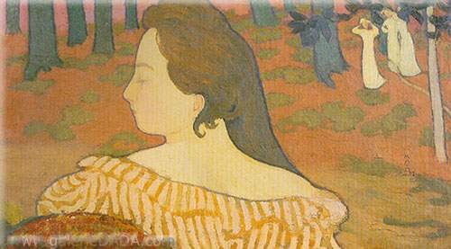 Maurice Denis Beauty durmiente en Autumn reproduccione de cuadro