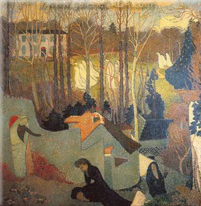 Maurice Denis Misterio de Pascua reproduccione de cuadro