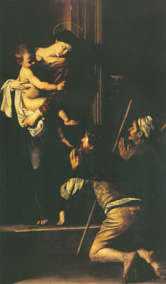 Michelangelo Caravaggio Madonna di Loreto reproduccione de cuadro