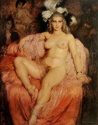 Norman Lindsay El Dancer reproduccione de cuadro