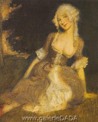 Norman Lindsay La Shepherdess reproduccione de cuadro