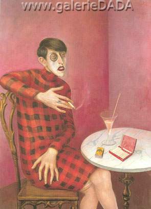 Otto Dix Sylvia van Harden reproduccione de cuadro