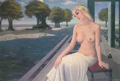 Paul Delvaux  reproduccione de cuadro