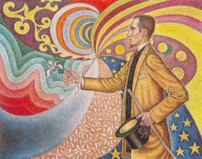 Paul Signac Retrato de Felix Feneon reproduccione de cuadro