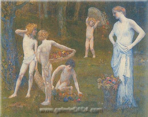 Pierre Puvis de Chavannes  reproduccione de cuadro