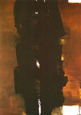 Pierre Soulages  reproduccione de cuadro