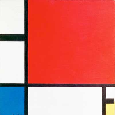 Piet Mondrian  reproduccione de cuadro