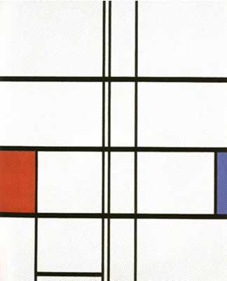 Piet Mondrian  reproduccione de cuadro