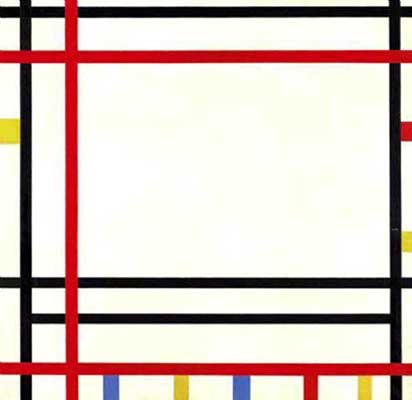 Piet Mondrian Nueva York, Nueva York reproduccione de cuadro