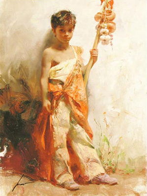 Pino Daeni  reproduccione de cuadro