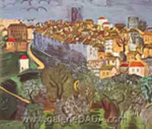 Raoul Dufy Vence. reproduccione de cuadro