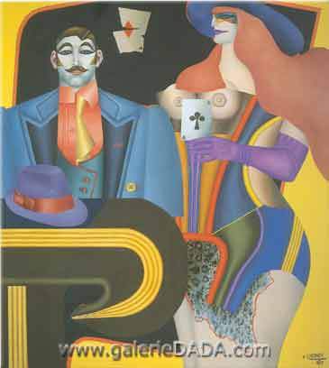 Richard Lindner  reproduccione de cuadro