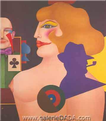 Richard Lindner  reproduccione de cuadro