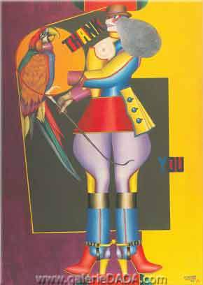 Richard Lindner  reproduccione de cuadro