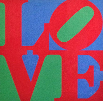 Robert Indiana  reproduccione de cuadro