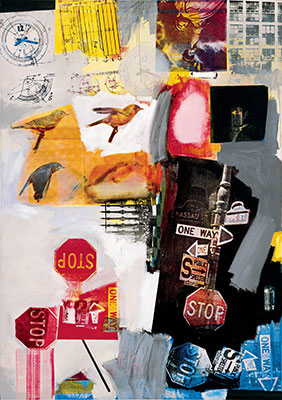 Robert Rauschenberg  reproduccione de cuadro