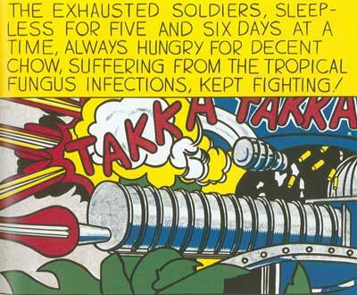 Roy Lichtenstein  reproduccione de cuadro