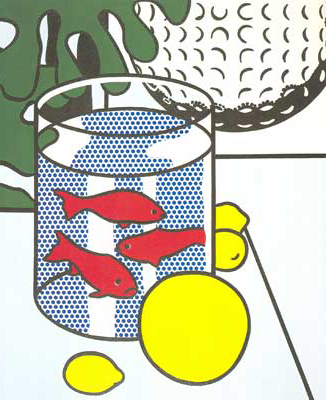 Roy Lichtenstein  reproduccione de cuadro