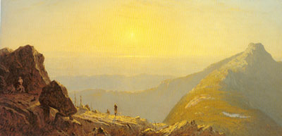 Sanford Robinson Gifford Monte Mansfield reproduccione de cuadro