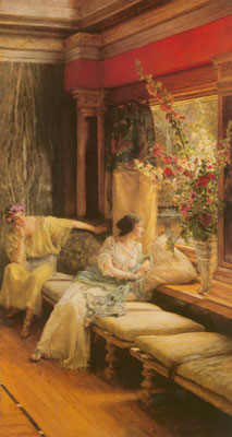 Sir Lawrence Alma-Tadema  reproduccione de cuadro