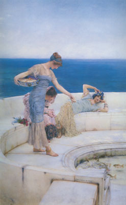 Sir Lawrence Alma-Tadema  reproduccione de cuadro