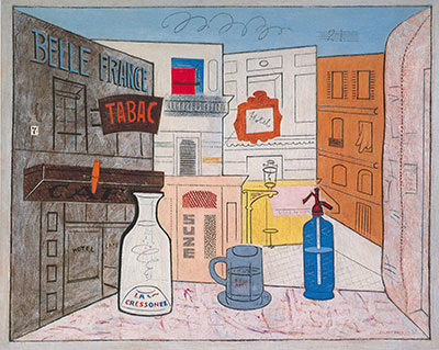 Stuart Davis Rue Lipp reproduccione de cuadro