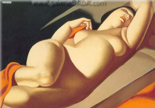 Tamara de Lempicka Hermosa Rafaela reproduccione de cuadro