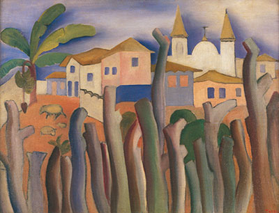 Tarsila do Amaral  reproduccione de cuadro