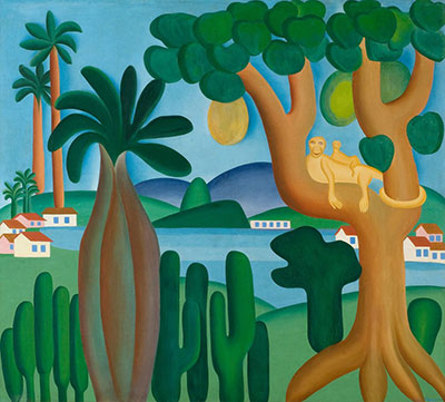 Tarsila do Amaral  reproduccione de cuadro