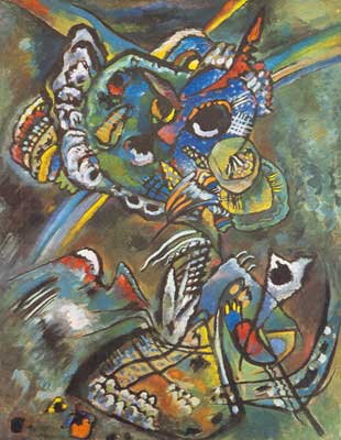 Vasilii Kandinsky Crepúsculo reproduccione de cuadro