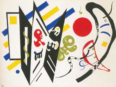 Vasilii Kandinsky Recíproco reproduccione de cuadro