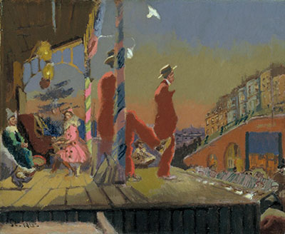 Walter Sickert Brighton Pierrots reproduccione de cuadro