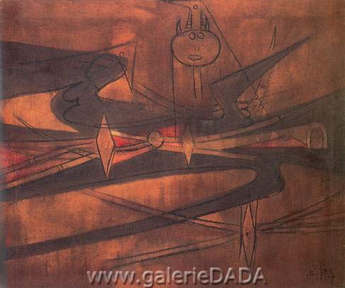 Wifredo Lam  reproduccione de cuadro