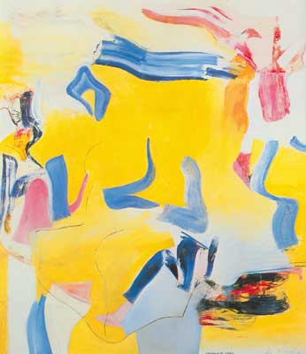 Willem De Kooning III sin título reproduccione de cuadro