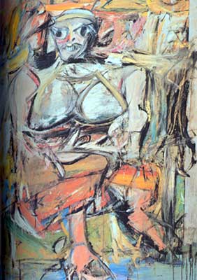 Willem De Kooning Mujer 1 reproduccione de cuadro